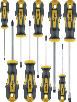 Набор отверток NHT-Ot02-H9 (9шт) Navigator 95269