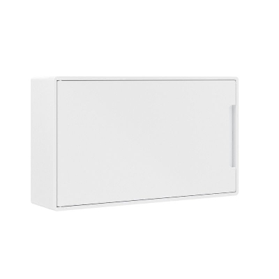 Щиток настенный Фрейм (FRAME) ЩРн-п-18 18мод. с бел. дверцей с 2 шинами PEN на 8 и 10 отверст. бел. DKC F18W1WW