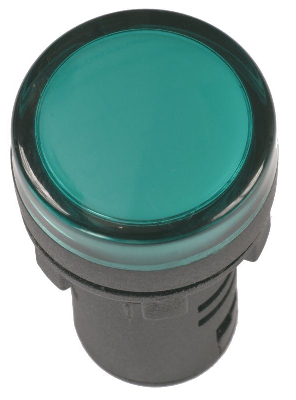 Лампа светосигнальная AD16DS d16мм 24В AC/DC зел. KARAT IEK BLS10-ADDS-024-K06-16