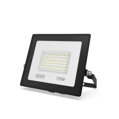 Прожектор светодиодный Elementary 70Вт 6500К IP65 5950лм 175-265В ДО ПРОМО G2 черн. GAUSS 613100370P