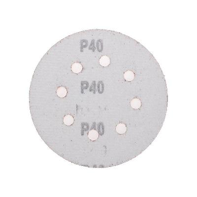 Диск абразивный перфорированный на ворсовой основе на липучке P40 125мм (уп.10шт) Kranz KR-91-1164