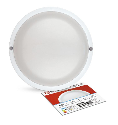 Светильник светодиодный СПП 1065-КРУГ 10Вт 6500К IP65 900лм 115мм герметичный IN HOME 4690612049281