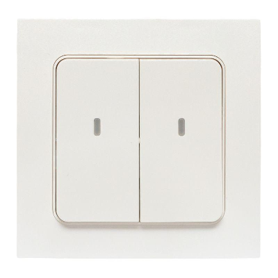 Выключатель 2-кл. Стокгольм Умный бел. Zigbee Сonnect EKF RCV-ST2-WD-ZB