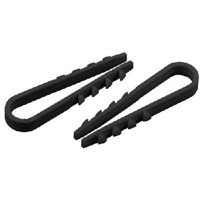 Дюбель-хомут для круглого кабеля 19-25мм черн. (уп.10шт) ЭРА Б0045092