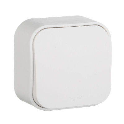 Переключатель проходной 1-кл. ОП Quteo 10А IP20 10AX бел. IEK 782204