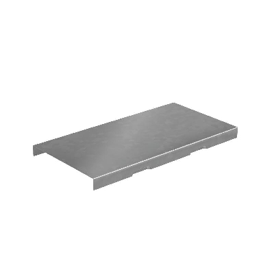 Крышка для угла вертикального внешн. с разворотом трассы на 90град. осн.100 сталь 0.55мм "ПЛЮС" KVLPDplus90-100 КМ PL3808