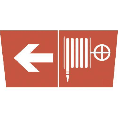 Этикетка самоклеящаяся 350х130мм "Пожарный кран/стрелка налево" SSA-101 INFO-SSA-106 ЭРА Б0048475