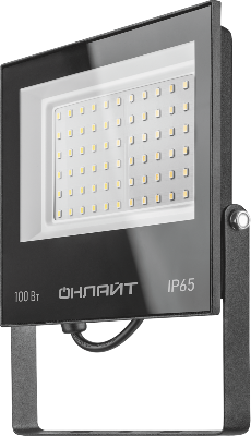 Прожектор светодиодный 90 500 OFL-03-100-6.5K-BL-IP65-LED 100Вт 6500K IP65 8000лм черн. ОНЛАЙТ 90500