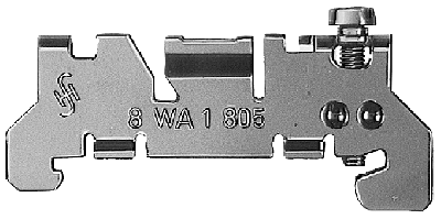 Ограничитель на DIN-рейку для клем. зажимов Siemens 8WA1805