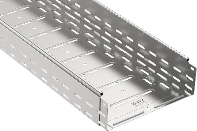 Лоток листовой перфорир. 300х100 L3000 сталь 1мм IEK CLP10-100-300-3