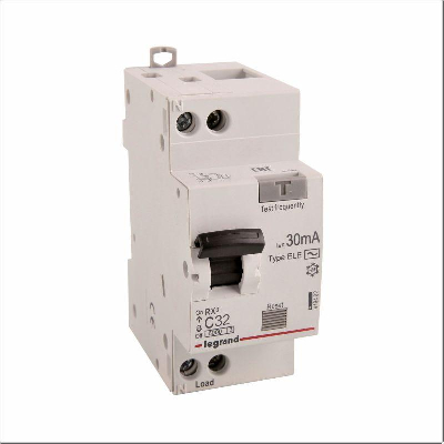 Выключатель автоматический дифференциального тока 2п (1P+N) C 32А 30мА тип AC 6кА RX3 ИЭК Leg 419402