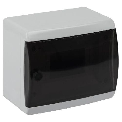 Корпус навесной COMFORT ЩРН-П-6 IP41 прозр. крышка пластик. бел. bs6cw Эра Б0067468