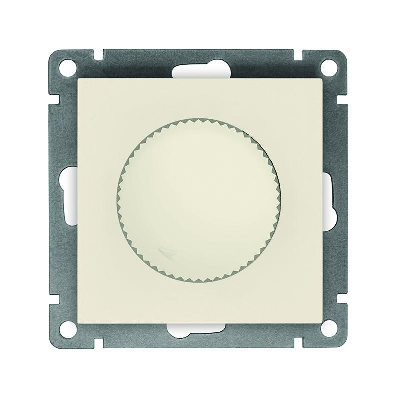 Светорегулятор СП Афина 500Вт механизм сл. кость (ivory) Universal A0101-I