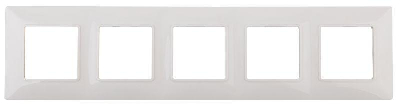 Рамка 5-м 14-5005-01 Elegance бел. ЭРА Б0034405