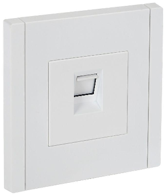Розетка компьютерная RJ45 кат.5E FORTE&PIANO FP232 бел. IEK FP-K10-1-K01