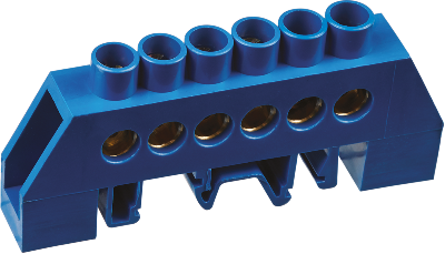 Шина нулевая на DIN-изоляторе в оболочке 8х12-6 Navigator 71186