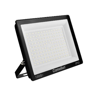 Прожектор LFL-10004 C02 (LED SMD 100Вт 10000лм 230В 6500К 245х233.5Х31) черн. Camelion 16333