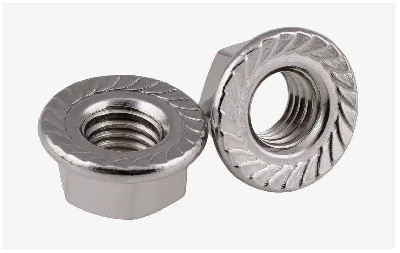 Гайка М8 DIN 6923 с препятствующ. откручиванию насечкой оцинк. (уп.100шт) Промрукав PR08.2367