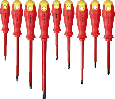 Набор отверток диэлектрических OHT-Otd01-H9 (9шт) ОНЛАЙТ 90561