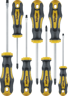 Набор отверток NHT-Ot02-H7 (7шт) Navigator 95268