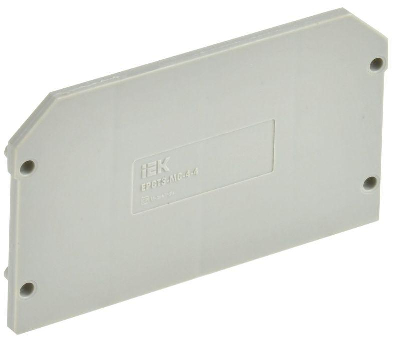 Заглушка для CTS-MC ARMAFIX 4 вывода 4кв.мм сер. IEK YCT12-00-4-K03-004-ZGL