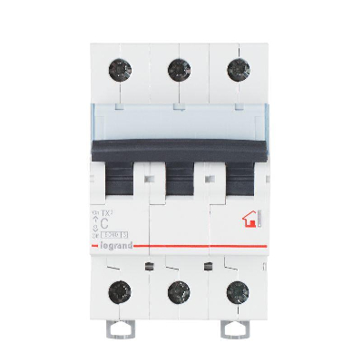 Выключатель автоматический модульный 3п B 16А 6кА TX3 6000 3мод. 400В Leg 404000