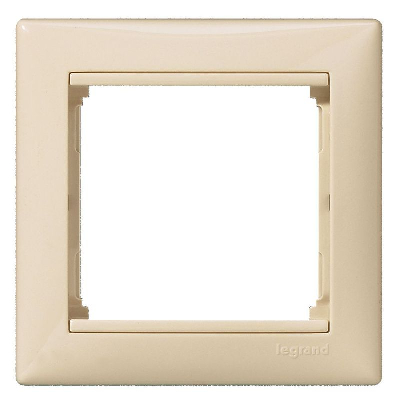 Рамка 1-м СП Valena IP20 горизонт. сл. кость (DIY-упак.) IEK 695631