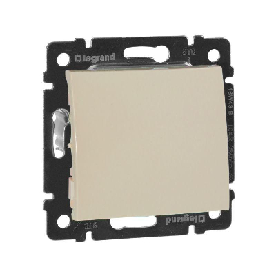 Выключатель 1-кл. СП Valena 10А IP31 250В механизм сл. кость IEK 774301