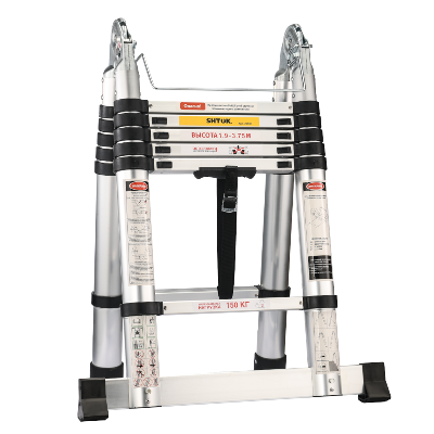Лестница-стремянка телескопическая 1.9-3.85м (20103) SHTOK 376556