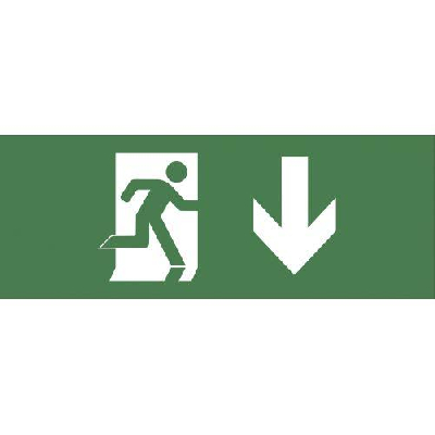 Этикетка самоклеящаяся 350х130мм "Фигура/стрелка вниз" SSA-101 INFO-SSA-103 ЭРА Б0048472