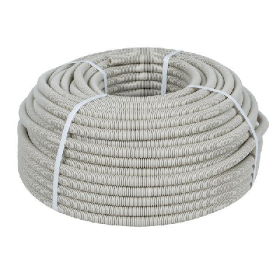 Труба гофрированная ПВХ d20мм с протяжкой (уп.10м) Plast PROxima EKF tg-z-20-10m