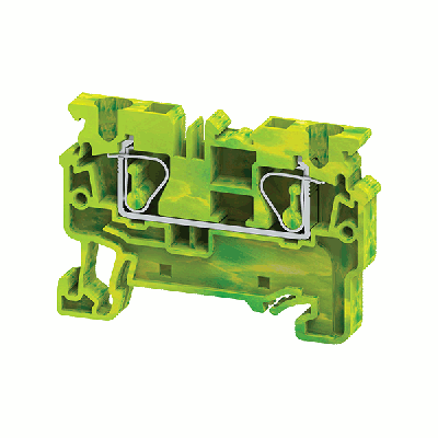 Клемма заземляющая пружинная OptiClip CXG-4-PE-(0.2-4) КЭАЗ 289760