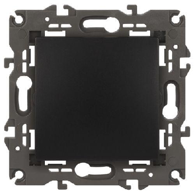 Выключатель 1-кл. СП Elegance 14-1101-05 10А IP20 250В 10AX механизм антрацит Эра Б0034212