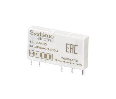 Реле интерфейсное 1CO 6А 24В DC SE SSL1AB4BD