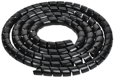 Спираль монтажная СПГ-20 черн. (уп.2м) IEK USWB1-20-02-K02