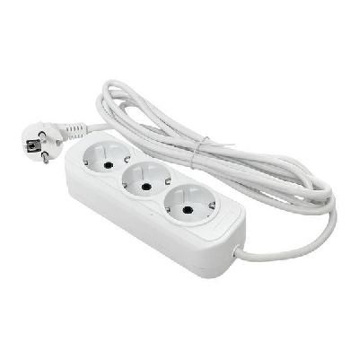 Удлинитель 3х5м с заземл. 16А IP20 Эксперт 3.0кВт ПВС 3х1 PROxima EKF UBA16-310-3-05