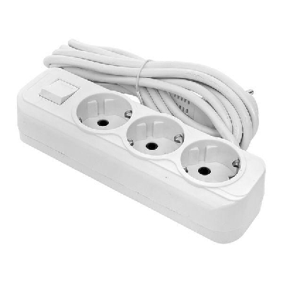 Удлинитель 3х2м с заземл. 16А IP20 Эксперт 3.0кВт с выкл. ПВС 3х1 PROxima EKF UBA16-310-3-02i