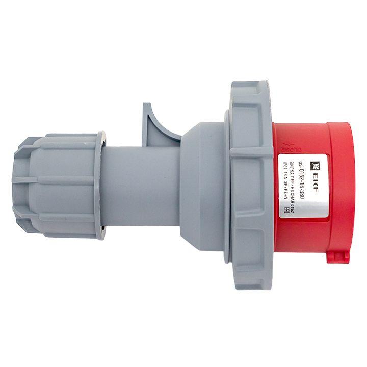 Вилка переносная 0152 3P+PE+N 16А 380В IP67 PROxima EKF ps-0152-16-380 2