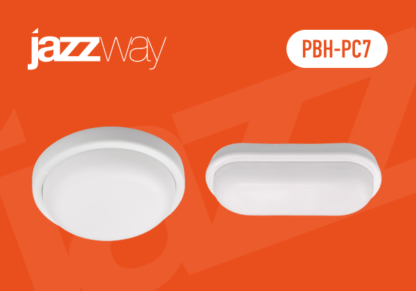 Новинка от JazzWay! Пылевлагозащищенные светильники ЖКХ PBH-PC7: качество по выгодной цене!