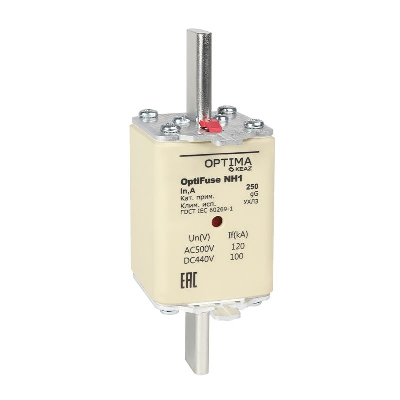 Вставка плавкая OptiFuse NH1-160-gG-УХЛ3 КЭАЗ 374944