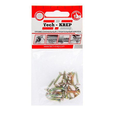 Саморез ШУж 4.0х20 потайной головкой (уп.23шт) Tech-KREP 102489