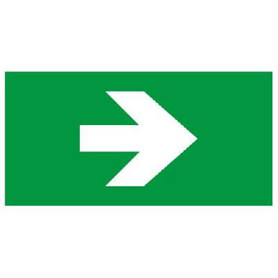 Этикетка самоклеящаяся INFO-SSA-119 бэклит 259х135мм Стрелка без текста SSA-103 ЭРА Б0064729