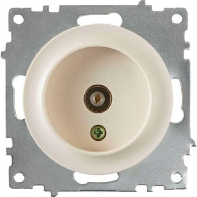 Розетка телевизионная TV 1-м СП Florence механизм беж. (1E21101301) OneKeyElectro 2172796