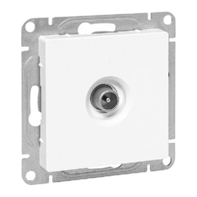 Розетка телевизионная оконечная TV СП Эпика механизм бел. EKF UP1-SOW-TV-3