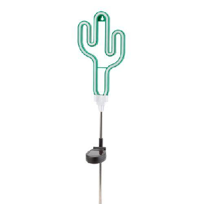 Светильник садовый неоновый ERASF012-31 Кактус солнечная батарея ЭРА Б0044239
