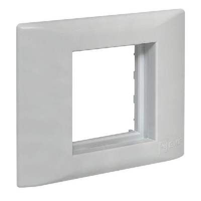 Рамка 1-м 2мод. + суппорт для парапетного кабельного канала C-Line EKF sup-2-105-50