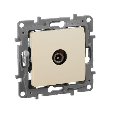 Розетка телевизионная проходная TV СП Etika 14дБ 5-862МГц механизм сл. кость IEK 672363