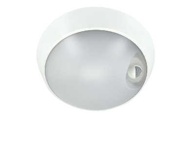 Светильник светодиодный WP 15 C 18W OP 840 D220 WH MDM 220х80мм 18Вт 4000К IP54 ЖКХ круглый пылевлагозащ. с датчиком движ. бел. Русский Свет 15071524504