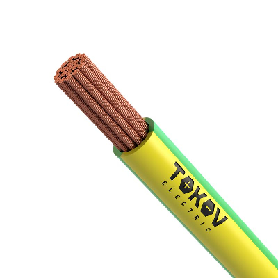 Провод TOKOV ELECTRIC ПуГВнг(А)-LS 1х0.75 (бухта) Ж/З 450/750В (м) 000011493