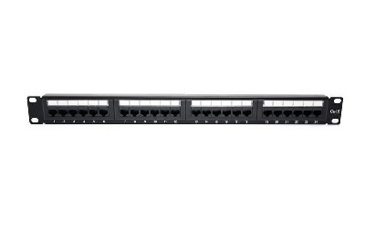 Патч-панель 19дюйм 1U кат.6 неэкранир. 24 порта RJ-45 Dual IDC TOKOV ELECTRIC TKE-PP-6-1U-24P-UTP